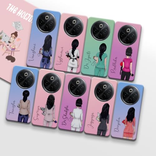 Image of COLORflow Back Cover Compatible with Vivo T4 5G / Y300 Pro 5G / iQOO Z10 5G | Professional Girl Color Customized Back Cover Compatible with Vivo T4 5G / Y300 Pro 5G / iQOO Z10 5G
