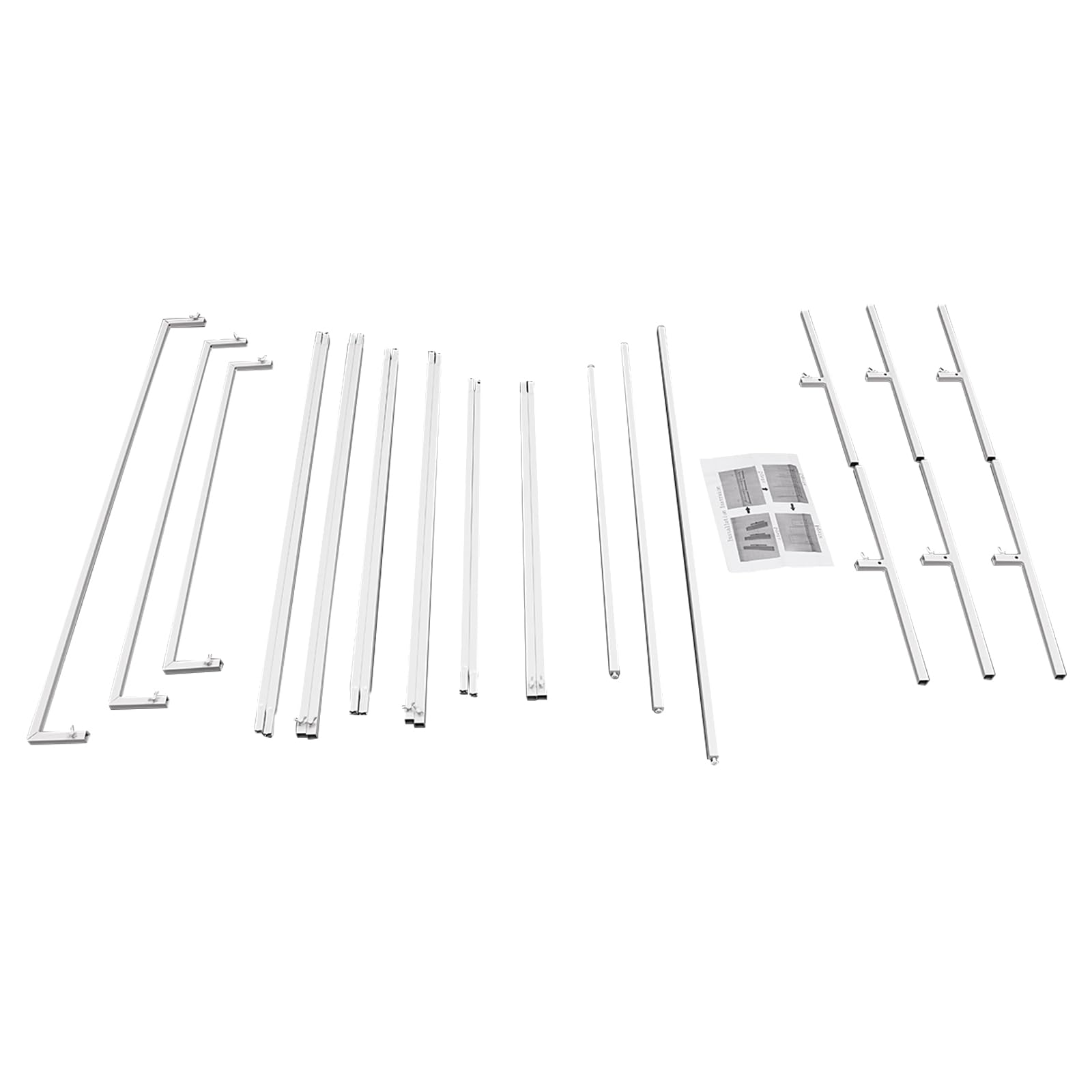 Hochzeitsbogen Gestell Traubogen Bogenständer 3er-Set Metallbogen 0.8x1.6m + 0.95x1.9m + 1.1x2.2m (Weiß)