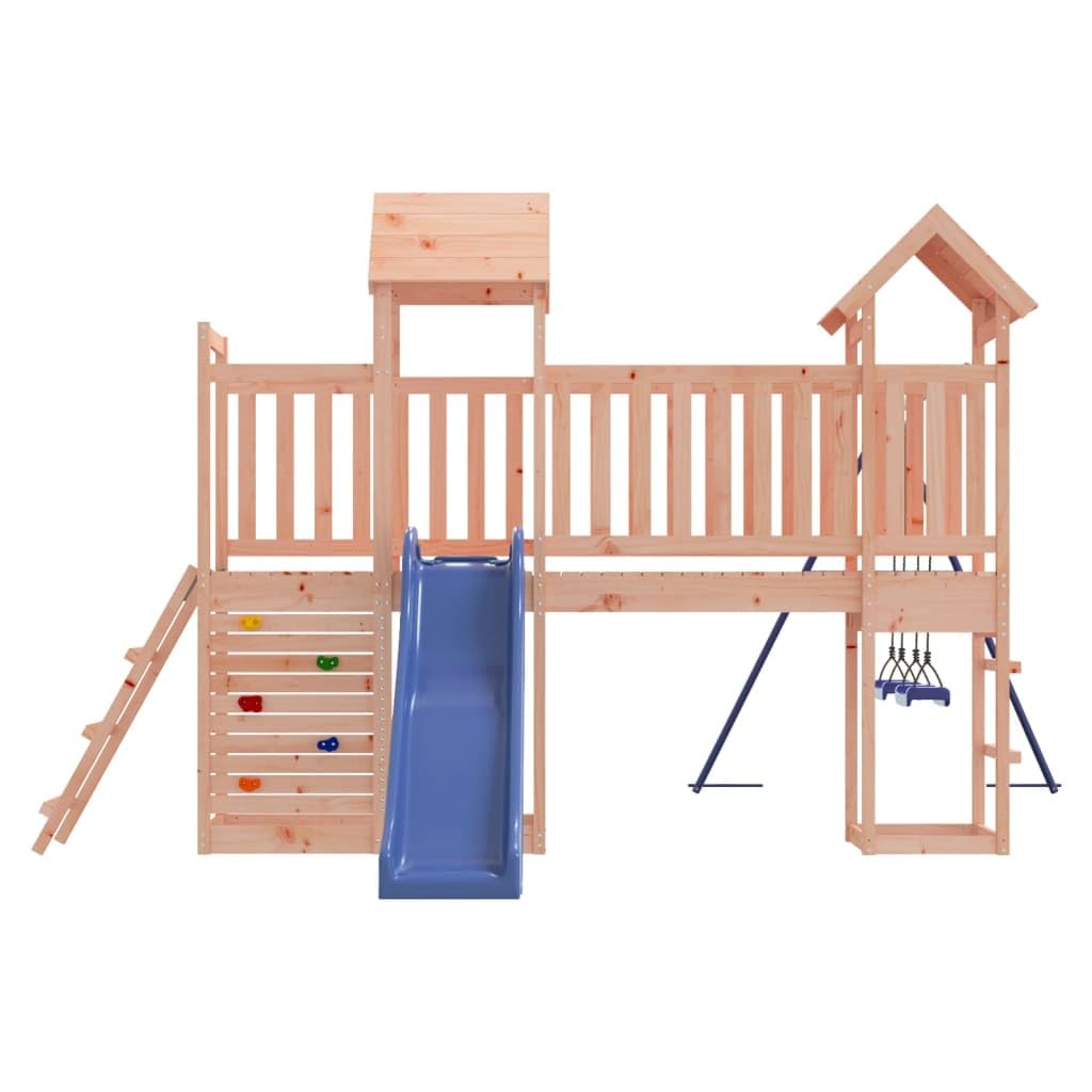 vidaXL Set da Gioco da Esterno in Legno Massello di Douglas
