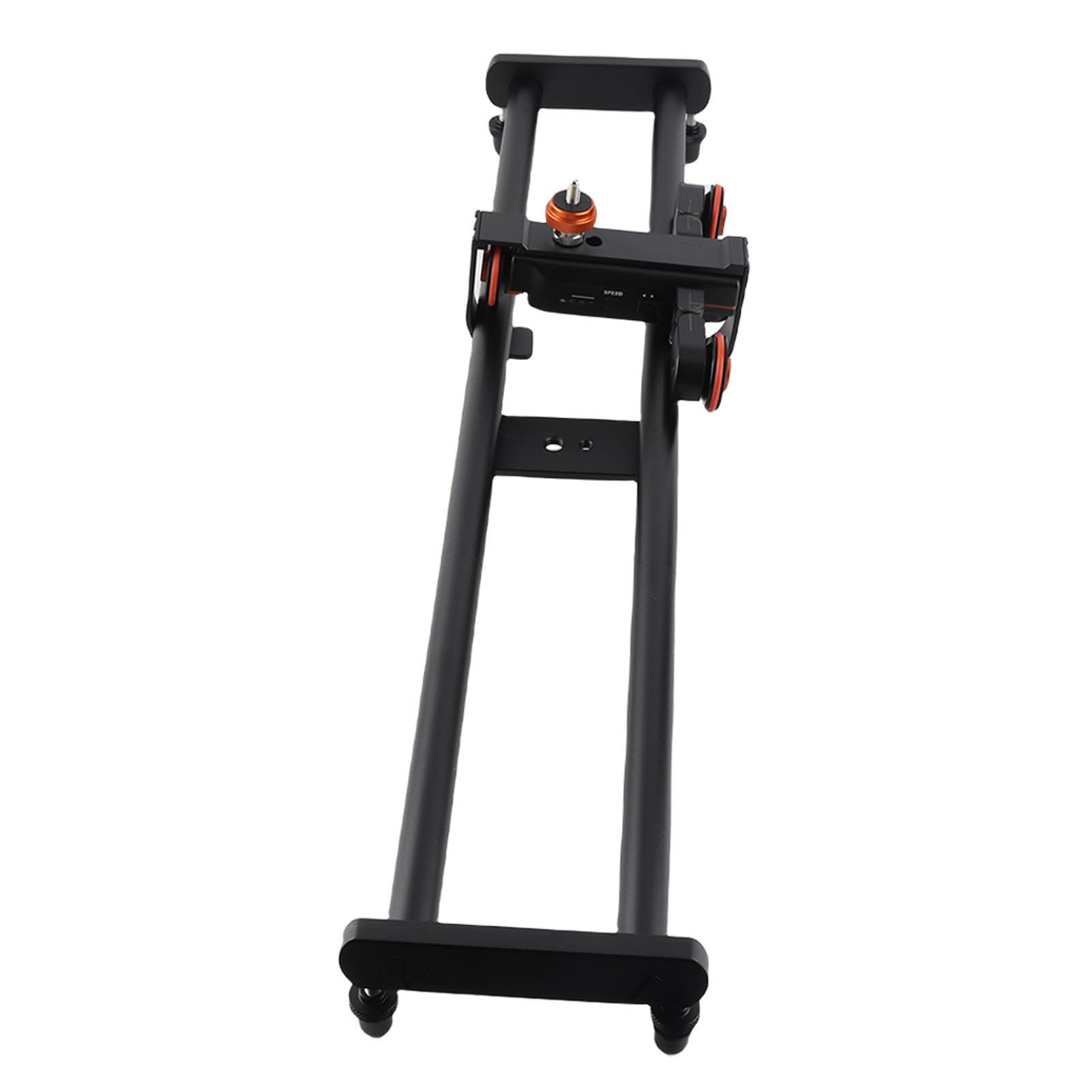 Carrello con Videocamera Telecomandato, Carrello con Binario Elettrico Motorizzato Regolabile a 3 velocità con Telecomando per Fotocamera, Videocamera e Smartphone