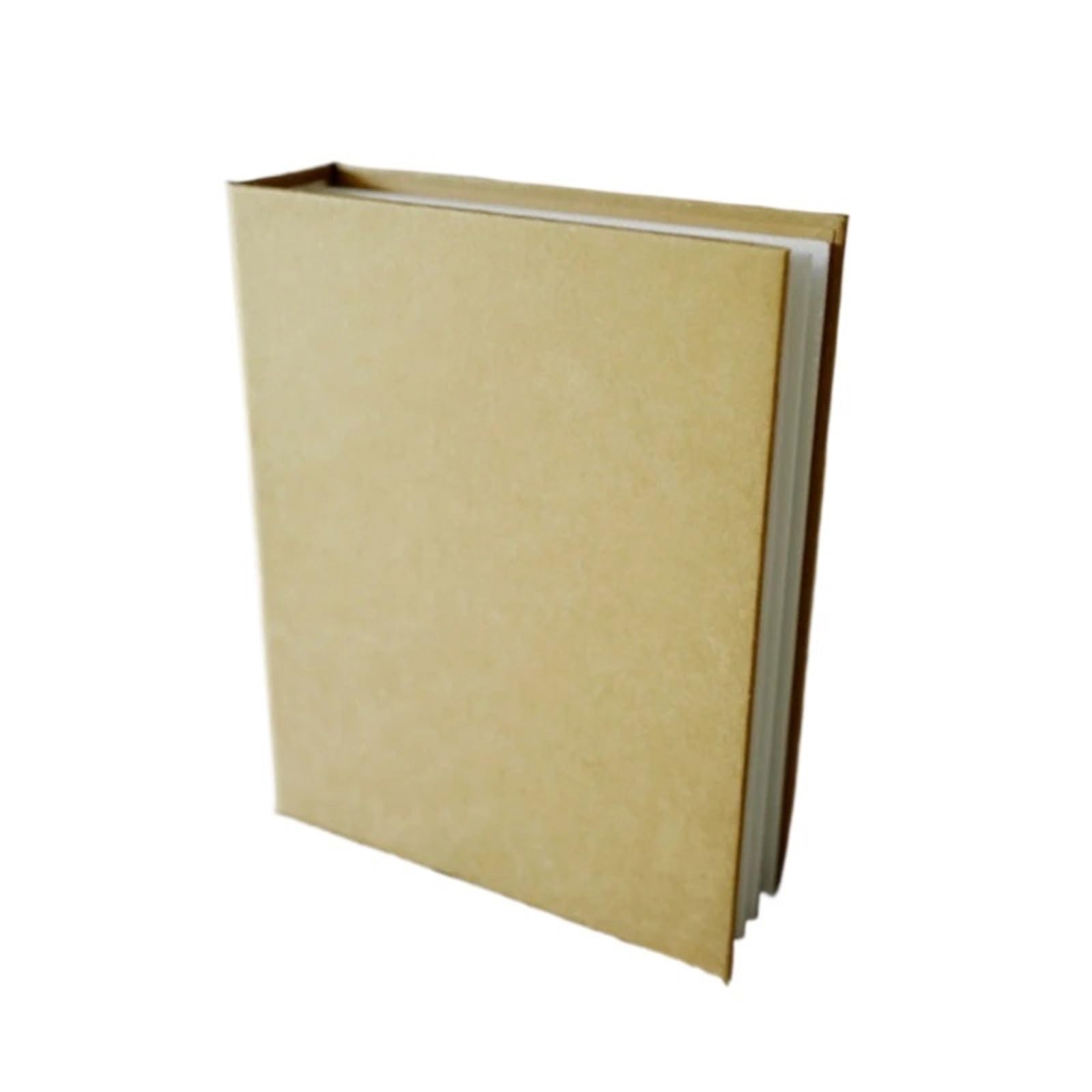 2Pcs 200 Pockets 6 Inch Photo Album Interstitial Photos Book Linen Case Picture Albums Grow Up Wedding Memory Scarpbook For Wedding(Kraft)