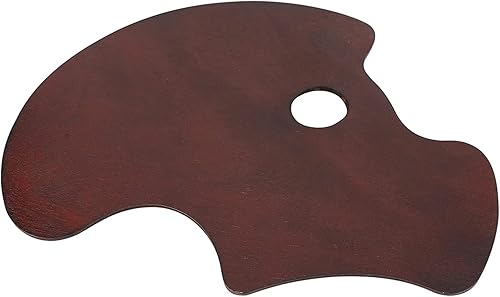 Paleta ergonómica de madera para pintura al óleo de 16 x 12 pulgadas paleta de pintura de mezcla de artistas para pintura de acuarela acrílica