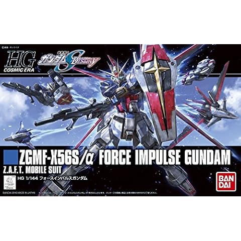 Maqueta de robots Bandai Hobby HGCE 1/144 Force Impulse Gundam Seed Destiny Gundam Revive Cover