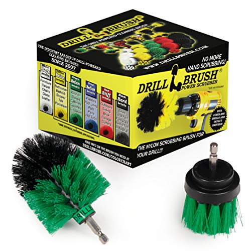 Image of Drill Powered Kitchen Cleaning Brushes - Oven Cleaning Tools - Fridge Stain Remover - Kitchen Cleaning Supplies - Kitchen Scrubbers - Countertop Scrub Brush - Air Fryer Cleaning Kit - Sink Cleaner