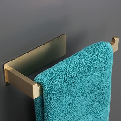 Porte-serviette Adhésif Sans Perçage - Pour Salle De Bain, Cuisine - Support Mural Pour Essuie-mains, Papier Toilette - Double Adhésif Fort - 4