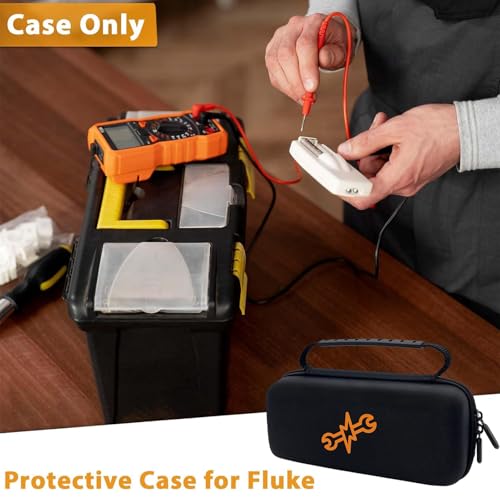 Image of Klawdsky Hard Tool Carrying Case for Fluke 323 /324 /325 /303 /305 Clamp Multimeter FC True RMS Meters(Case Only) (Pack of 3)