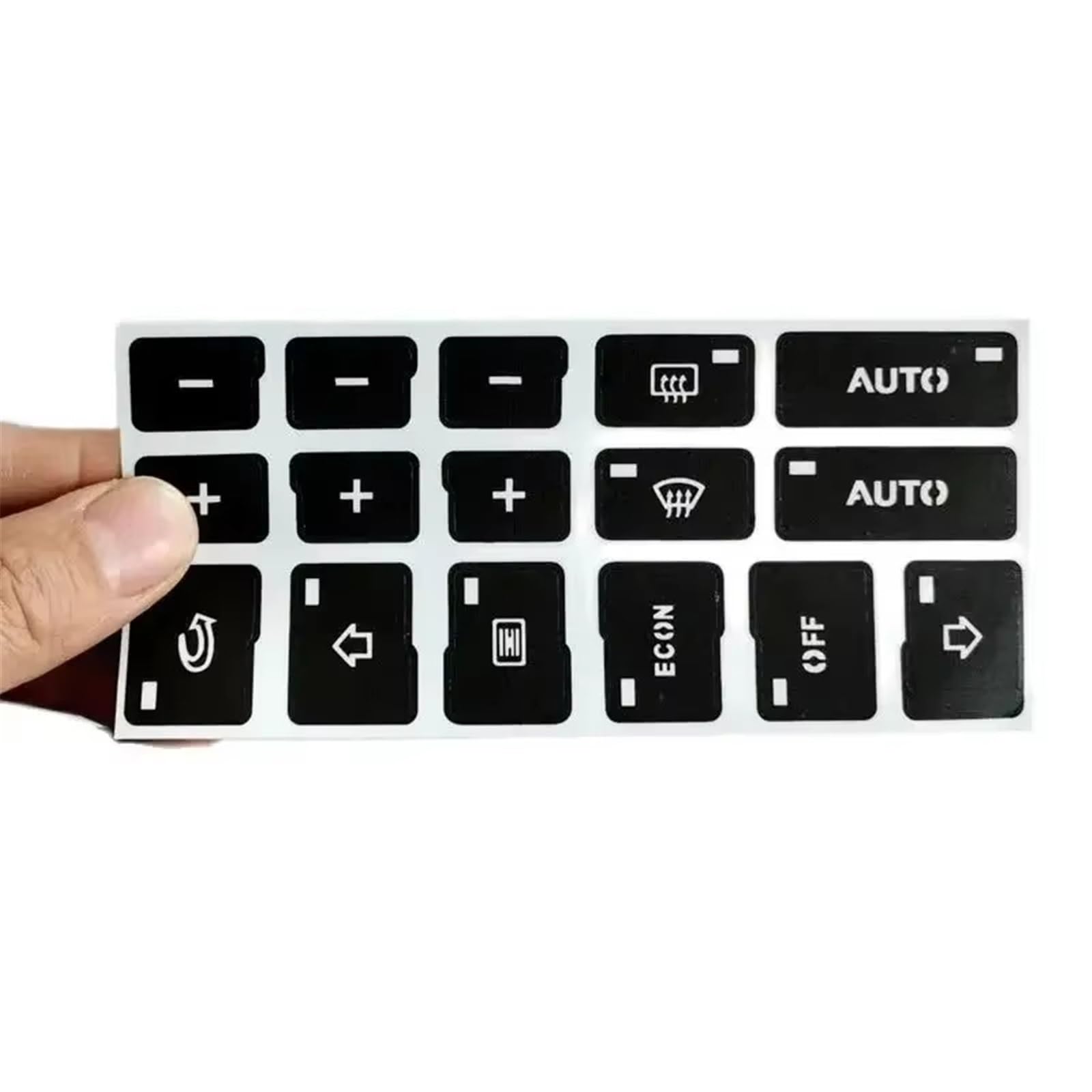 Repair Patch Compatible with A4 B6 B7 2000 2001 2002 2003 2004 Car Air Condition AC Control Dash Panel Button Repair Sticker Trim Decal