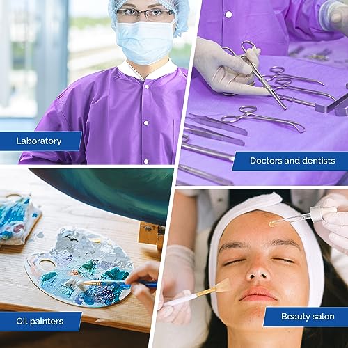Image of JMU 10-100 Pack Disposable Lab Coats, SMS Disposable Medical Jackets