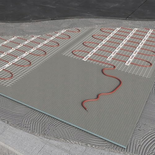 WARMTEC Calefacción eléctrica por suelo radiante 170 W/m² | Manta calefactora autoadhesiva para un confortable calor bajo el suelo de baldosas con clase de protección IPX7 | 1,5 m² - imagen 3