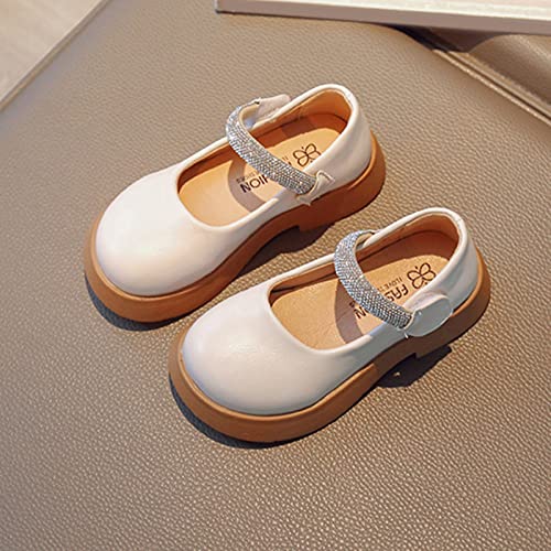 Fashion Four Seasons Children Casual Shoes Leather Shoes Thick Bottom Non Slip Hook Loop Leather Boots for Little Girls2