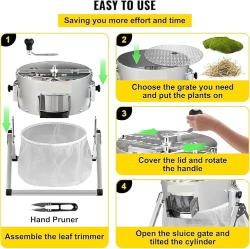 Decespugliatore manuale con lame in acciaio inox per una potatura efficiente di piante asciutte e bagnate