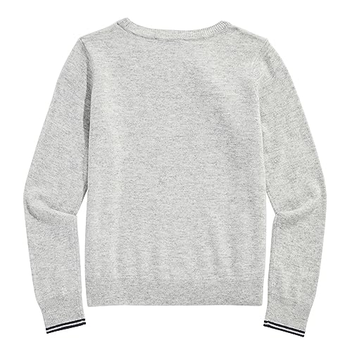 vineyard vines Girls' Whale Intarsia Crew Neck Sweater2