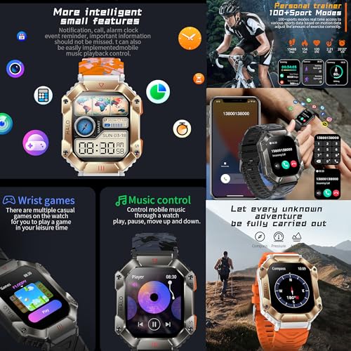 Reloj Inteligente ZPIMY 2.0" AMOLED Hombre 5ATM Puls - Imagen 6