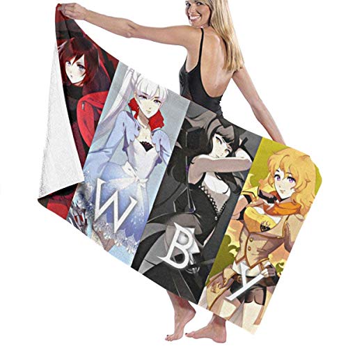 Preisvergleich Produktbild AGHRFH RWBY Strandtuch Badetücher Badetücher Zubehör Pool Handtuch