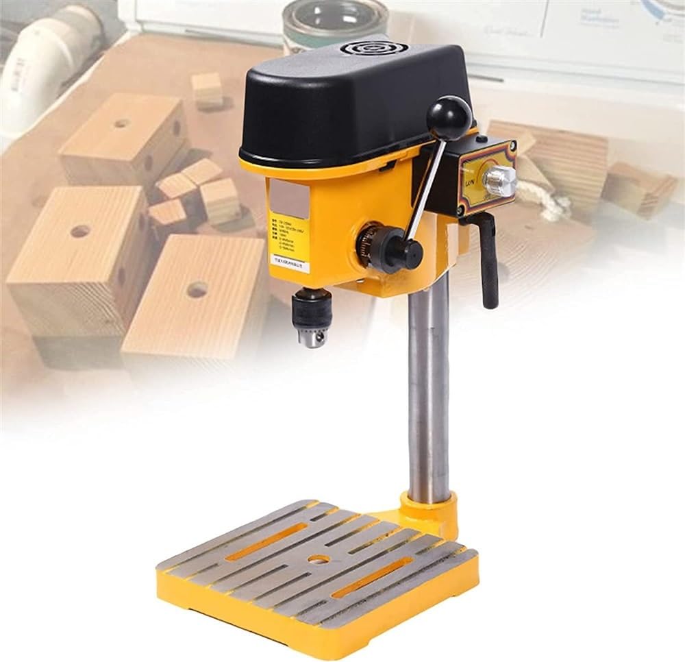 DIY mała pionowa wiertarka elektryczna 0-40Mm wiertarka precyzyjna z regulowanym skokiem, regulowana prędkość, 0-8500R/Min