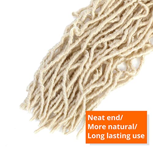 Faux Locs Goddess Locs Crochet Hair For Black Women 613 Blonde Soft Locs 18 In 7 Packs Crochet Hair Pre Looped Synthetic Hair Bundles Bilisar Hair (18Inch, 7Packs, Blonde) #TOP3