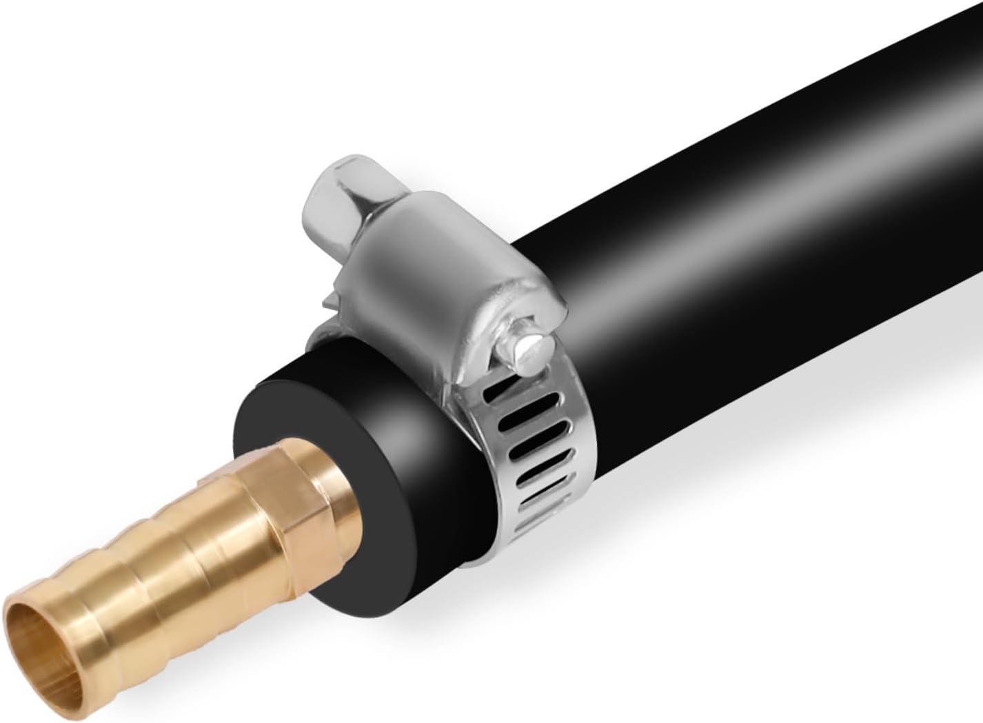 Triple 100FT x 9/16" - Self Sinking Hose with Clamps & Menders for Easy Installation, Pond Aeration Tubing for Your Diffused System, Aerating Fountain, & Surface Aerator Water Circulation