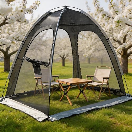 Screen House Mesh Tent, 1-2 Person Patio Backyard Tent, Full...