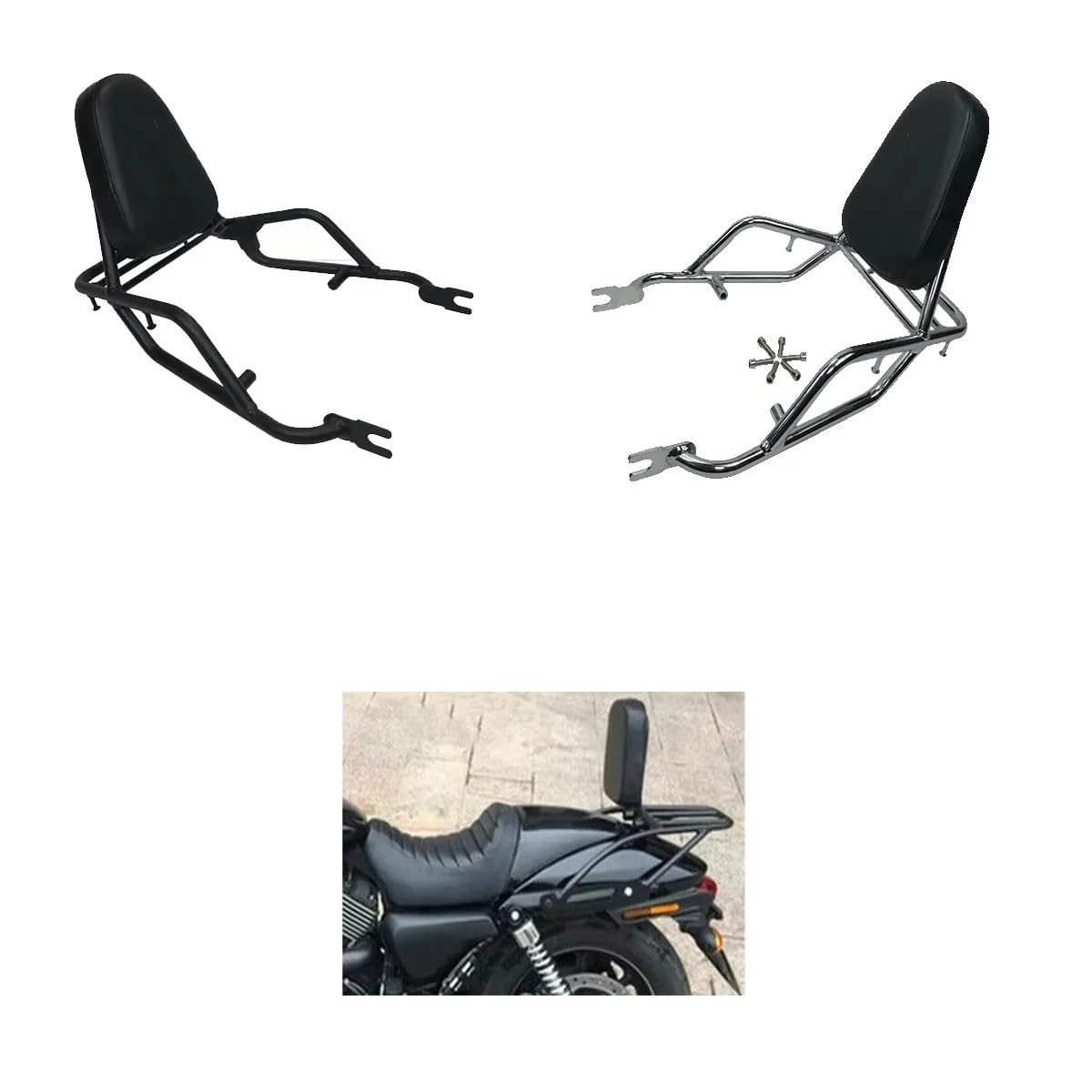 Do Kawasaki W400 W650 W800 akcesoria do tylnych siedzeń pasażera