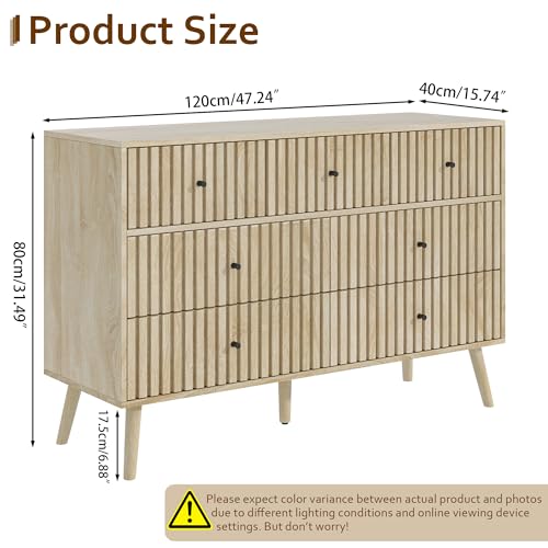 Fluted7drawersdresserforbedroommodernchestofdrawersforbedroomwidedressertvstandwithblackhandleswooddresserorganizerstoragecabinetnurserybedroomlivingroomhallwaynatural Urban Country Home Decor Fluted 7 drawers dresser for bedroommodern chest of drawers for bedroomwide dresser tv stand with black handleswood dresser organizer storage cabinet nurserybedroomliving roomhallwaynatural urban country home decor