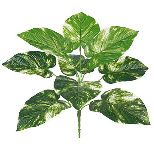 uyhghjhb Plastic Flower Artificial Evergreen Fake Plant Foliage Party Home Table Decor 2