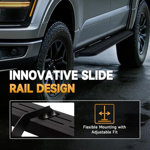 Estribos Super Cab de acero para Ford F-150 y F-250 miniatura 6