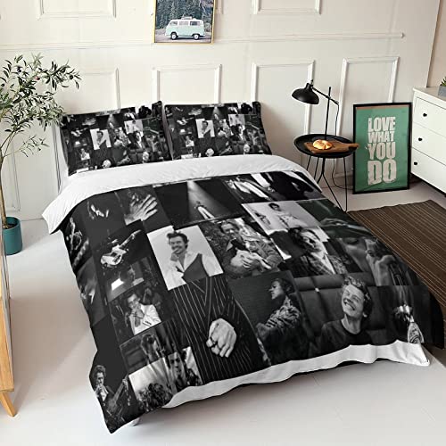 Harry Styles Juegos De Ropa De Cama con Diseño En 3D, Famous Singer Funda Nórdica De Microfibra...