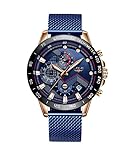 Relógio masculino ¨aqua royale¨ premium à prova d’água – cronógrafo cr