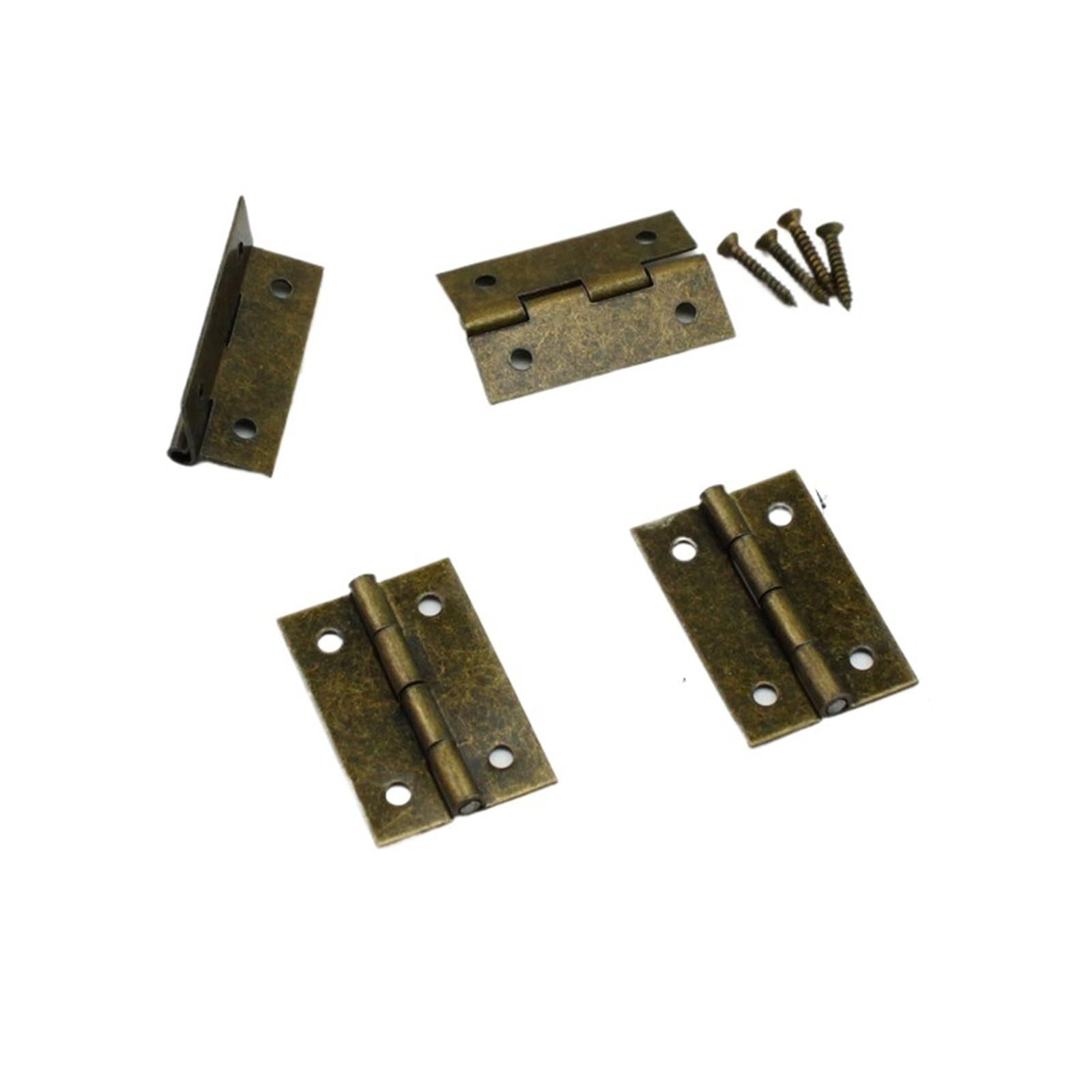 50pcs 20 * 30 Bronze Small Hinge Gift Box Hinge(Bronze)