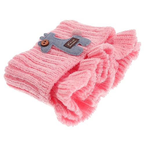 Boy Girl Winter Knitted Scarf Warm Cartoon Neck Wrap for Toddlers Lightweight and Adorable for Outdoor Activities and Dress Parties