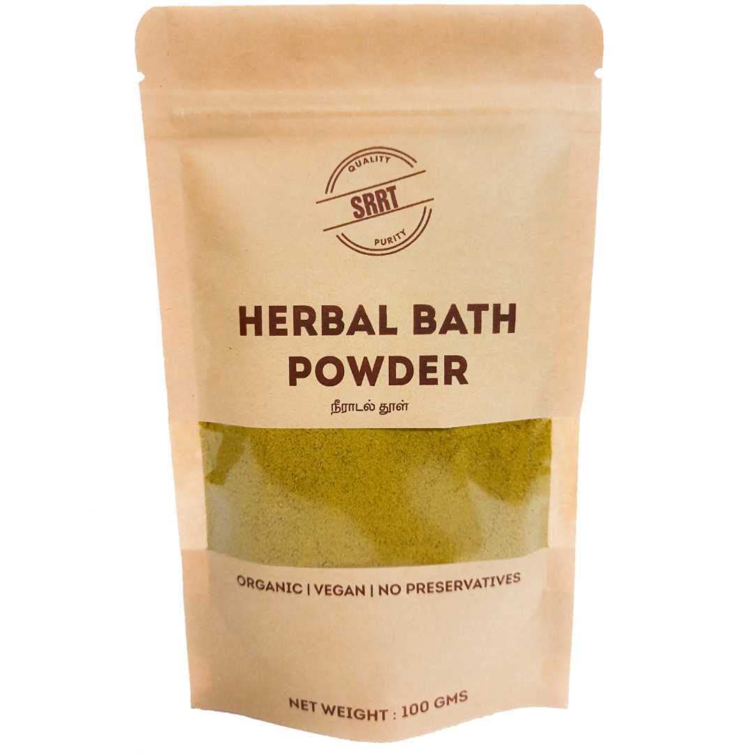 100% Organic & Herbal Bath Powder/Nalangu mavu/Thuvalai-podi. (Pack of 2)