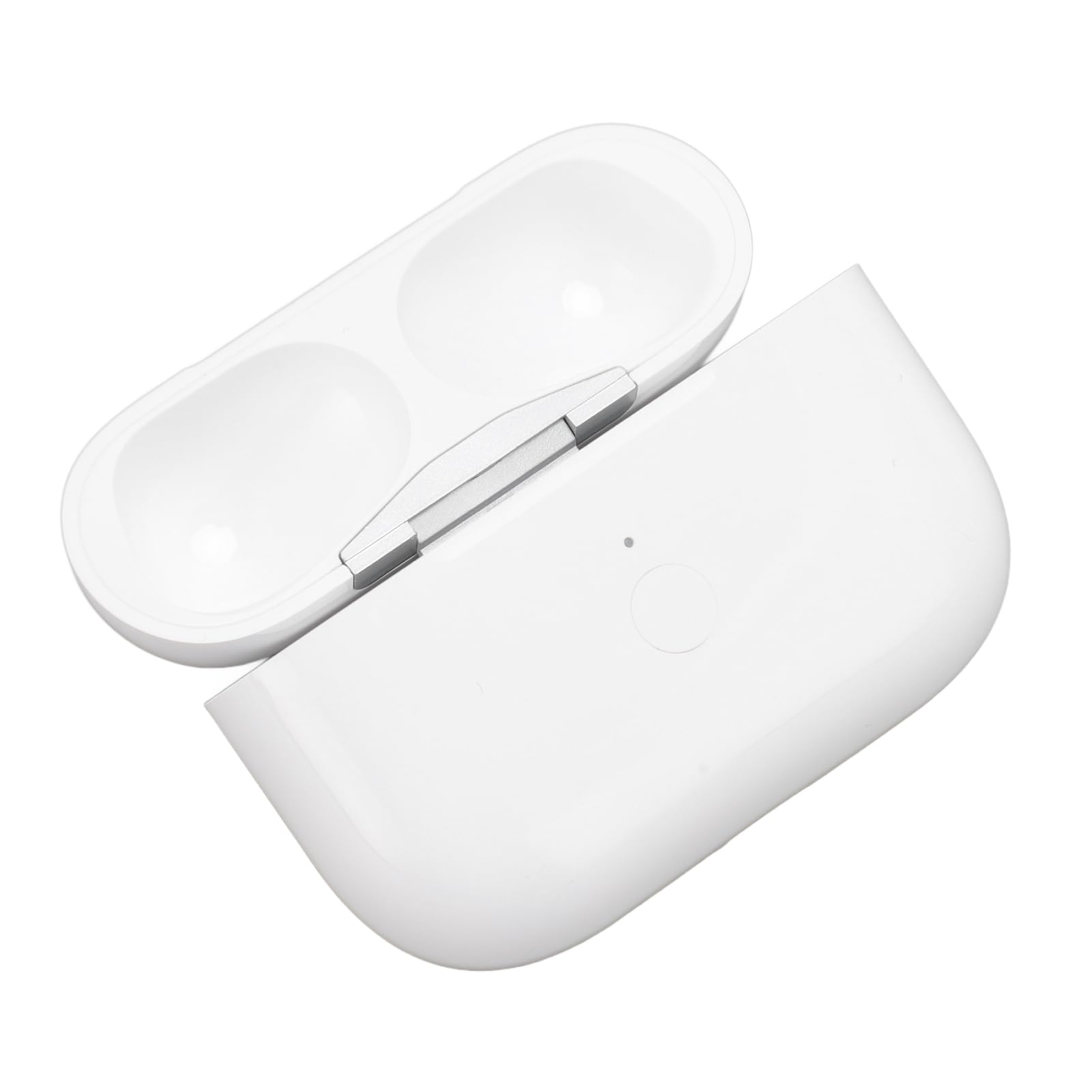 Fabater Custodia di Ricarica Wireless, Batteria da 450 MAh Pulsante di Sincronizzazione Bluetooth Sostituzione Ricarica Cablata Wireless per Auricolari IOS Pro 2, Custodia di con Design con Foro per