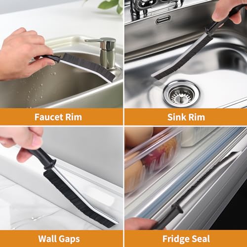 Image of 2Pcs Crevice Cleaning Brush Scrub Grout Cleaning Tools (Style 3)