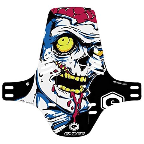 Richaoll Bike Mudguard, Bicycle Fenders Mountain Bike Front and Rear Mud Guard Portable Bike Fender With 6 Fixing Strap Bike Accessories for MTB Road Cover