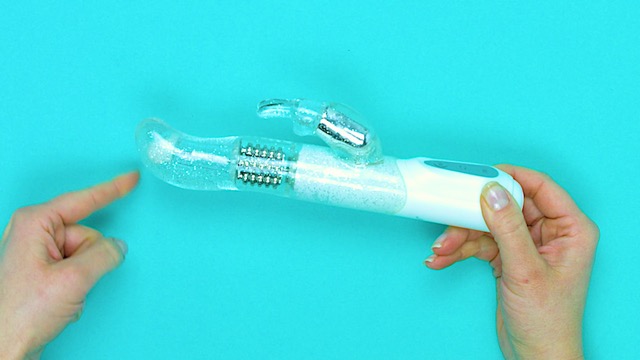 Watch 79974 Lovehoney Jessica Rabbit 10 Function G-Spot Rabbit Vibrator  Silver Glitter on Amazon Live