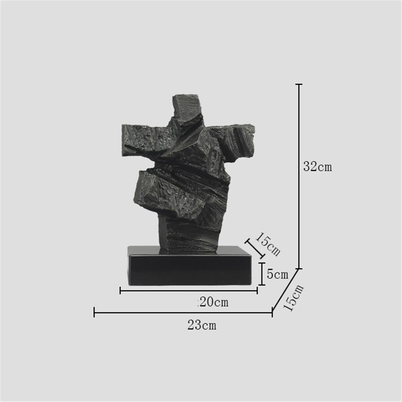 Grafika Kreatywne dekoracje do domu, dzieła sztuki retro, abstrakcyjne rzeźby i ozdoby z włókna szklanego Statua