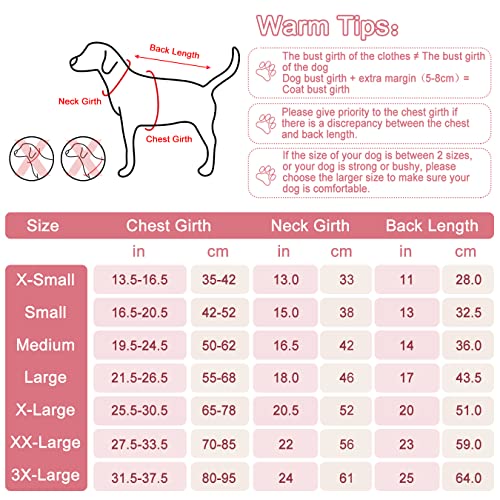 Winter Dog Coat Waterproof, Turtleneck Dog Snow Jacket For Cold Weather, Warm Reversible Dog Clothes With For Medium Dogs, Navy Xl #TOP1