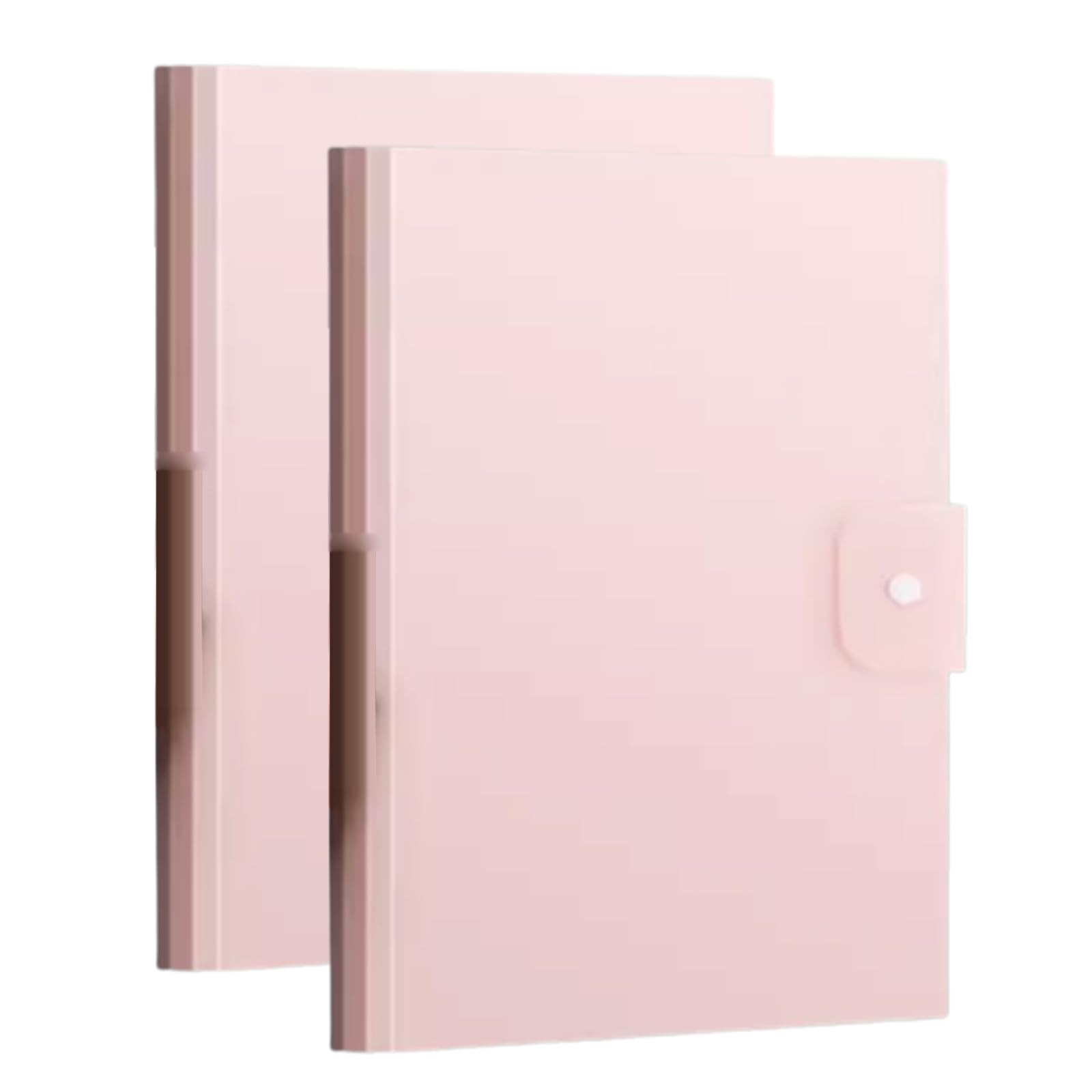 Segregator do portfolio 2-częściowy folder na dokumenty A3, katalog wystawowy projekty, teczka z 20 kieszeniami do biura, domu/niebieski(Pink)