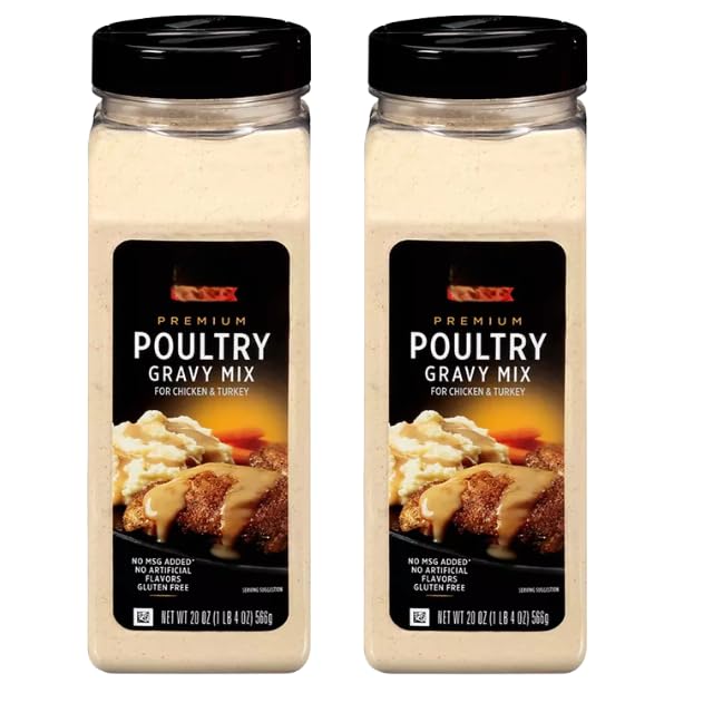 Premium Poultry Gravy Mix, 20 oz (2 Pack)