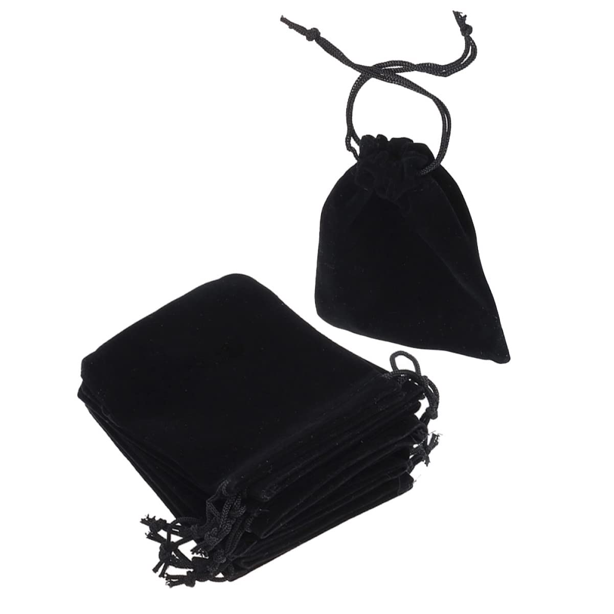Healeved 90stücke Schwarze Stoffbeutel Mit Kordelzug Für Schmuck Hochzeiten Süßigkeiten Und Vielseitige Aufbewahrungstaschen Für Reisen Und Partys