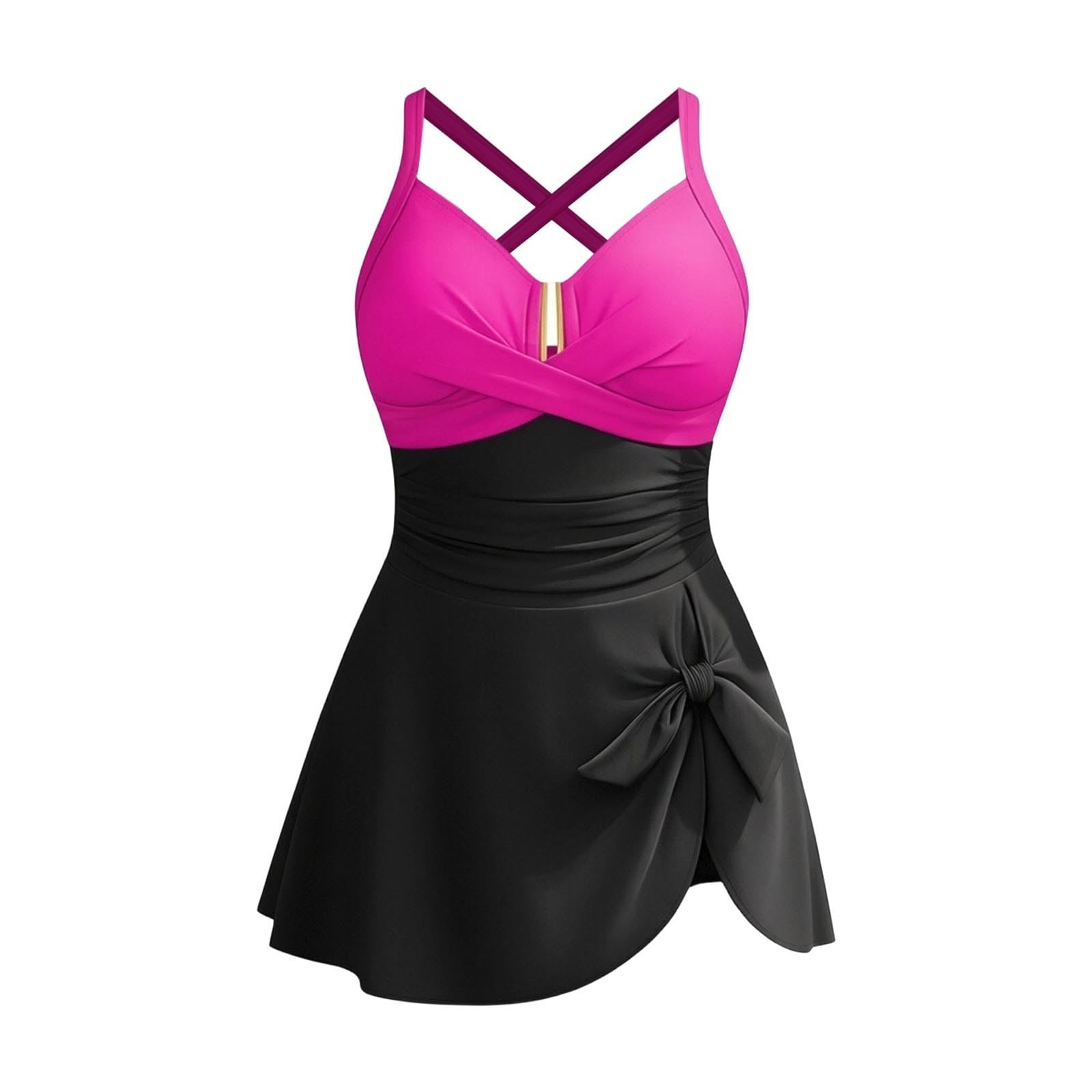 Monokini Contenitivo con Rinforzo sulla Pancia, Tessuto Powernet, Donna, Costume da Bagno Snellente e Comodo