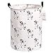 Laundry Hamper Extra Large Capacity, ZUEXT Cotton Canvas Fabric Collapsible Organizer Basket, Waterproof Clothes Laundry Hamper, Toy Bins, Gift Baskets for Bedroom, Baby Nursery (Dancing Unicorn)