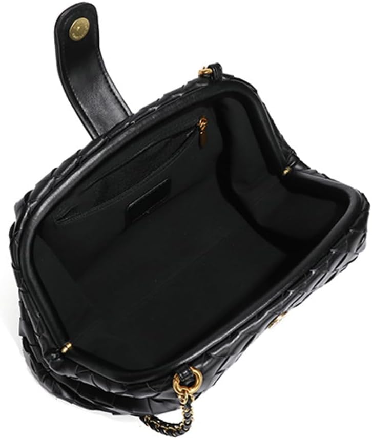 Molodo Woven Bags for Women Shoulder Bag PU Leather Handwoven Crossbody Bag Satchel Woven Purses - Image 5