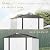 Greesum Outdoor Storage Shed 6 x 8 ft. Utility Tool Shed Metal Storage Garden Shed with Door & Lock for Patio Storage, White