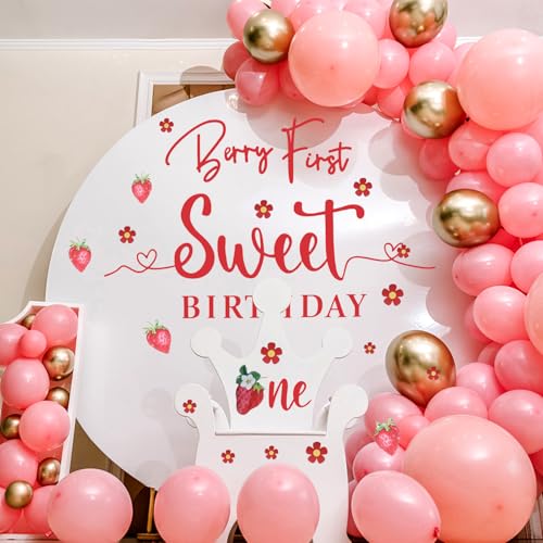 Adhesivo de pared Berry 1er cumpleaños para niña miniatura 3