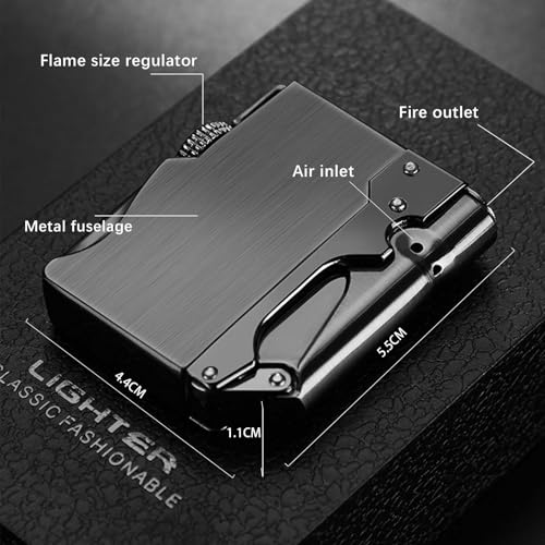 Encendedor Metal Butano Ajustable Modelo A miniatura 2