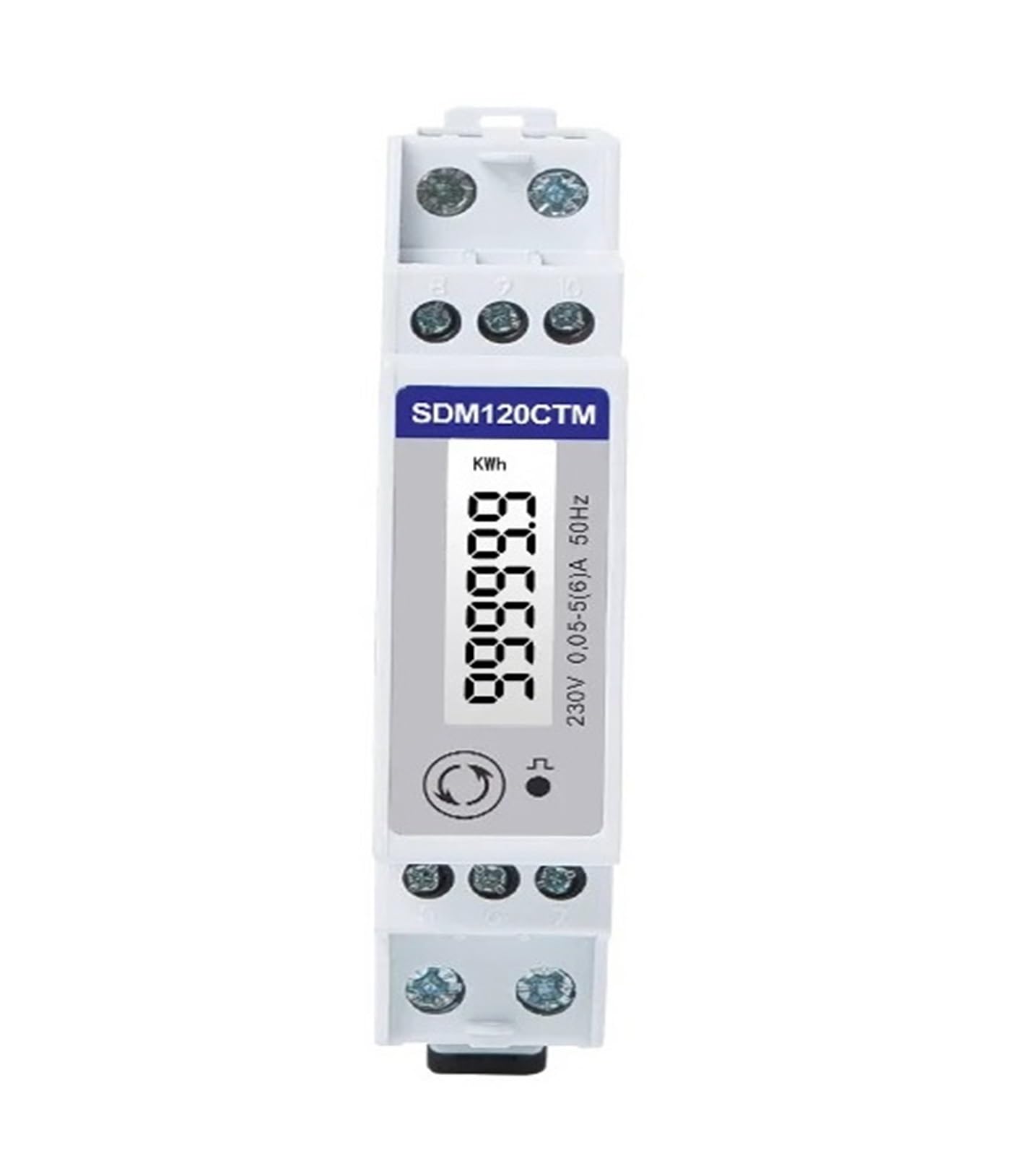 FQJYXWEWL Energy Meter SDM120CT- RS485 Measurement DIN Rail CT Connected