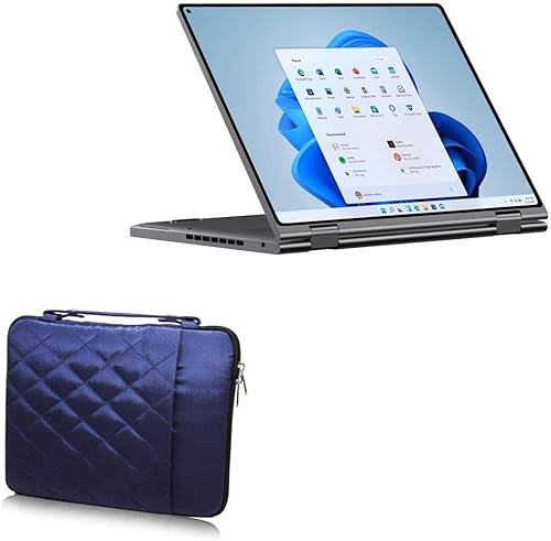BoxWave Funda compatible con Chuwi MiniBook X - Bolsa de transporte acolchada, funda de piel sintética suave con diseño de diamante para Chuwi