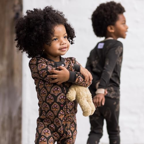 image for Burt's Bees Baby Baby Girls Pajamas, One-Piece Footed Sleeper PJs, Non