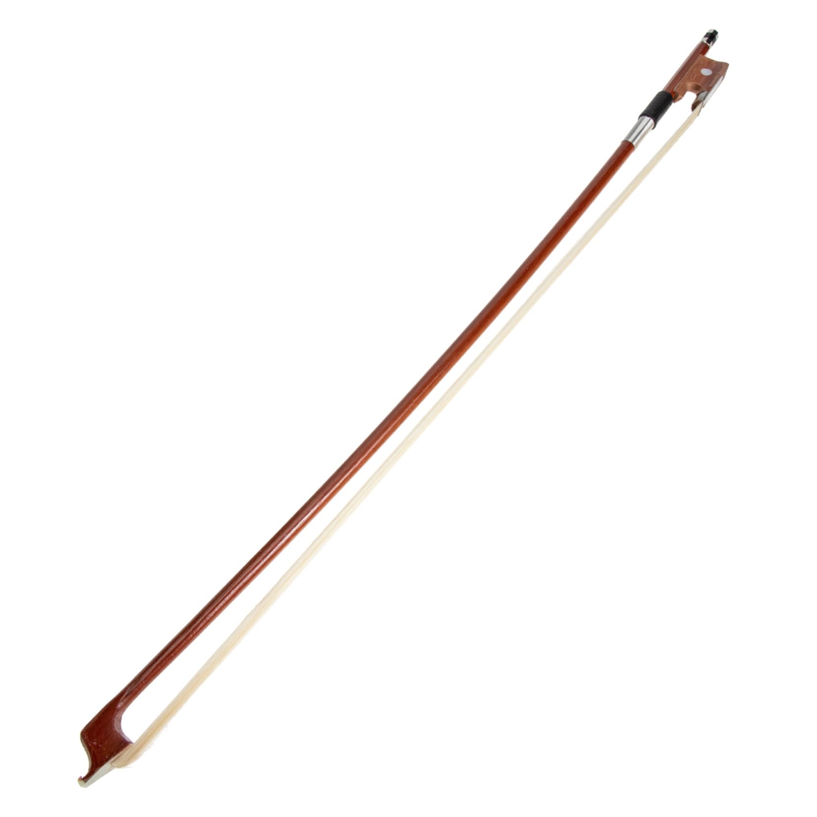 Yardwe Wooden Violin Bow for Beginners Natural Horsetail Hair Straight Design for Comfortable Use Violin Instrument Part for Student Musicians
